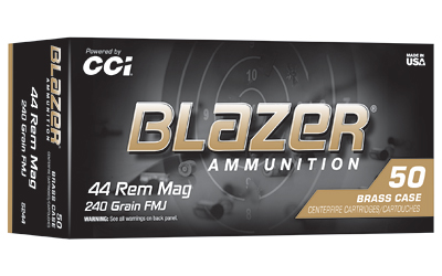 CCI BLAZER BRASS 44MAG 240GR FMJ 50
