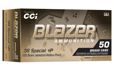 BLAZER .38 SPL+P 125GR JHP 50/500