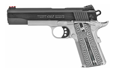 COLT GOVT COMP 45ACP 5" 8RD STS/BL