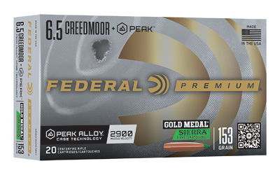 FED GOLD MDL PEAK 6.5CM 153GR 20/200