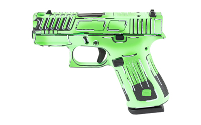 GLOCK 43X COMP 9MM 10RD ANIME GREEN