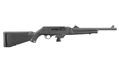 RUGER PC 9MM 16.12" 10RD BL THRD FLT