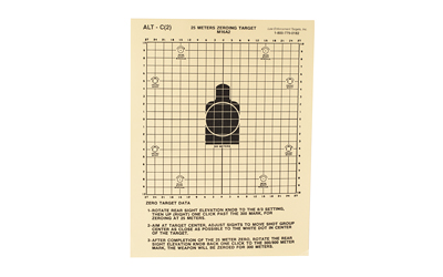 [ACTALTC2-100] ACTION TGT 25 METERS DOD M16A2 100PK