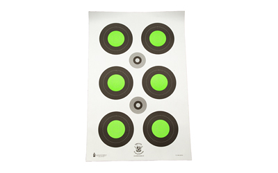 [ACTTCT-MK3-MOD2-100] ACTION TGT TRIDENT BLSEYE GRN 100PK