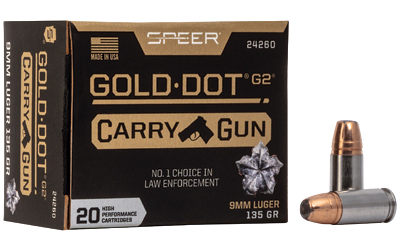 [CCI24260] SPR GOLD DOT CARRY GUN 9MM 135GR HP