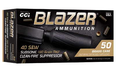 [CCI5220S] CCI BLAZER BRASS 40S&W SUP 180GR TMJ