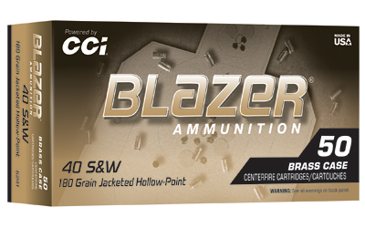 [CCI5241] BLAZER BRASS 40S&W 180GR JHP 50/500