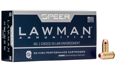 [CCI53652BX] SPR LAWMAN 40SW 180GR TMJ 50/1000