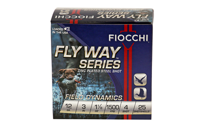 [F123ST4] FIOCCHI 12GA #4 FLYWAY STEEL 25/250