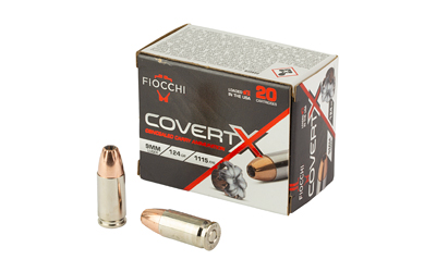 [F9CCWB] FIOCCHI COVERTX 9MM 124GR JHP 20/200