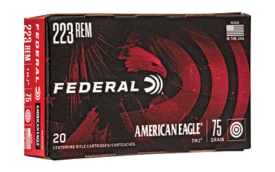 [FEAE223T75] FED AM EAGLE 223 REM 75GR TMJ 20/500