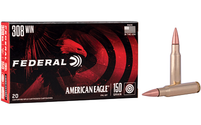 [FEAE308DBX] FED AM EAGLE 308 150GR FMJ 20/500
