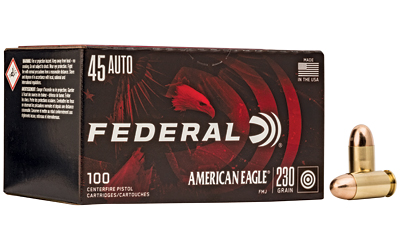 [FEAE45A100] FED AM EAGLE 45ACP 230GR FMJ 100/500