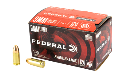 [FEAE9AP100] FED AM EAGLE 9MM 124GR FMJ 100RD