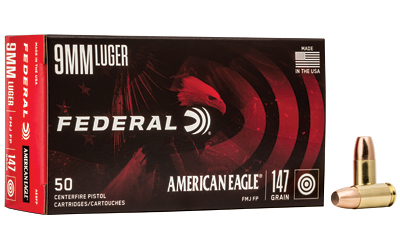 [FEAE9FPBX] FED AM EAGLE 9MM 147GR FMJ 50/1000