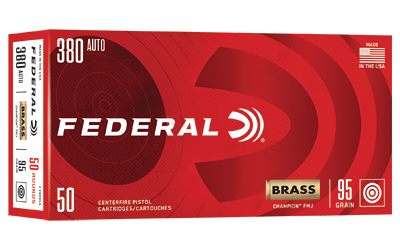 [FEC38095A] FED CHAMP 380AUTO 95GR FMJ 50/1000
