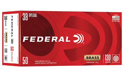 [FEC38130A] FED CHAMP 38SPL 130GR FMJ 50/1000