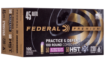 [FEP45HST2TM100] FED PRCTC & DFND 45ACP HST/SYN 230GR