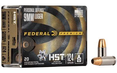 [FEP9HST1S] FED PRM HST 9MM 124GR JHP 20/200