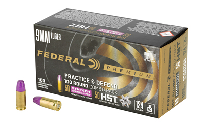[FEP9HST1TM100] FED PRCTC & DFND 9MM HST/SYN 124GR