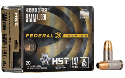 [FEP9HST2S] FED PRM HST 9MM 147GR JHP 20/200