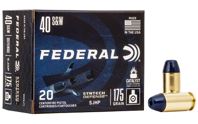 [FES40SJT1] FED SYN DEF 40S&W 175GR SJHP 20/200