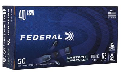 [FES40SJT2] FED SYN DEF 40 S&W 175GR SJHP 50/500