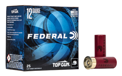 [FETG128] FED TOP GUN 12GA 2.75" #8 25/250