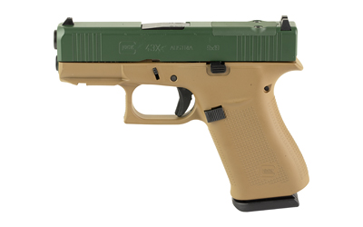 [GLPX4350204FRMOSNTGSKY] GLOCK 43X 9MM 10RD MOS TAN/GRN