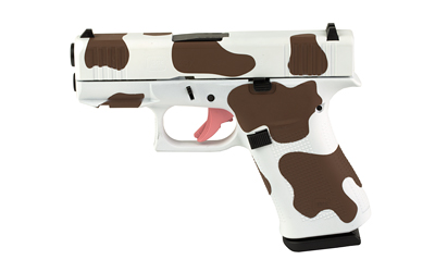 [GLUX4350204FRNBRNSKY] GLOCK 43X 9MM 10RD BRN COW PRINT