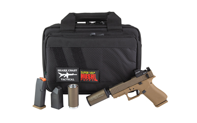 [GLUX4350204FRNHUSH-SCT] GLOCK 43X 9MM HP SUP PK 407K FDE