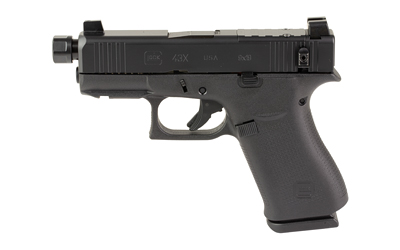 [GLUX4350204FRNPUPBKSCT] GLOCK 43X HP 9MM 10RD 3.92" TB BLK