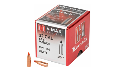 [HRB22271] HRNDY V-MAX 22 CAL .224 55GR 100CT