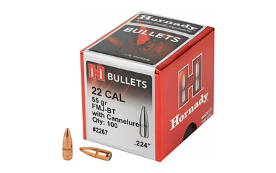 [HRB2267] HRNDY 22CAL .224 55GR W/C 100CT