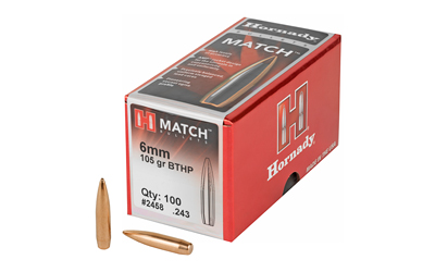 [HRB2458] HRNDY MATCH 6MM .243 105GR 100CT