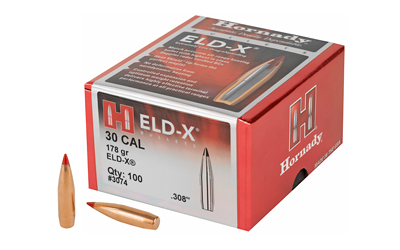 [HRB3074] HRNDY ELD-X 30CAL .308 178GR 100CT