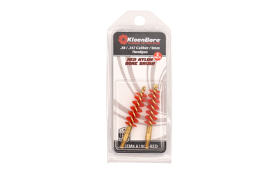 [KLBA190N-RED] KLEEN BR 9MM RED BRUSH 2PK