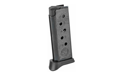 [MGRUG90333] MAG RUGER LCP 380ACP 6RD BL W/EXT