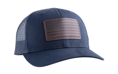[MPIMAG1212-410] MAGPUL STD LEATHER PATCH TRUCKER NVY