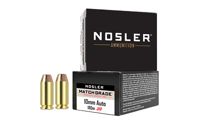 [NOS51400] NOSLER ASP 10MM 180GR JHP 20/400