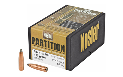[NOSB35642] NOSLER 6MM 100GR SP PARTITION 50CT