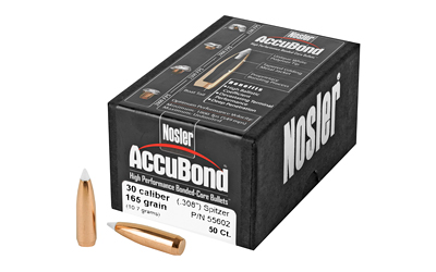 [NOSB55602] NOSLER 30 CAL 165GR ACCUBOND 50CT