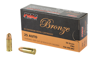 [PMC25A] PMC BRNZ 25ACP 50GR FMJ 50/1000