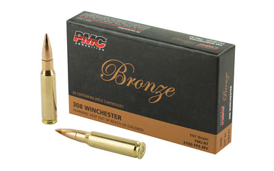 [PMC308B] PMC BRNZ 308WIN 147GR FMJ 20/500