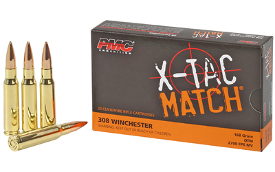 [PMC308XM] PMC XTACM 308WIN 168GR OTM BT 20/800
