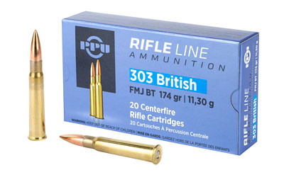 [PPUPP303F] PPU 303 BRITISH FMJ 174GR 20/200