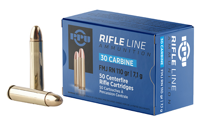 [PPUPP30F] PPU .30 CARBINE 110GR FMJ 50/500