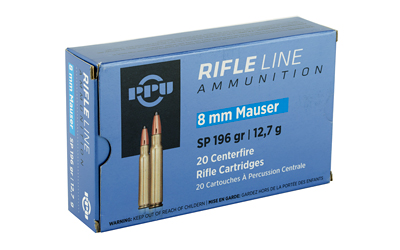 [PPUPP8S] PPU 8MM MAUSER SP 196GR 20/200