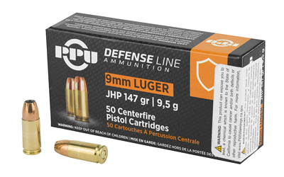 [PPUPPD92] PPU 9MM JHP 147GR 50/1000