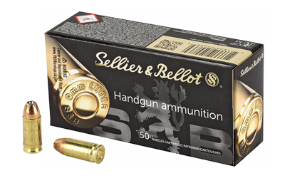 [SB9D] S&B 9MM 124GR JHP 50/1000